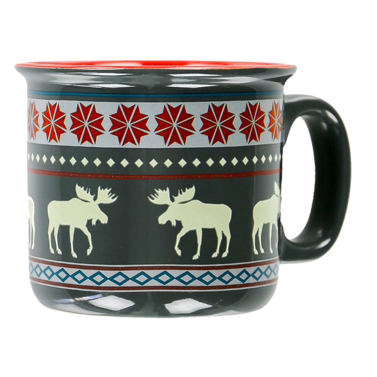 Moose Fair Isle Mug