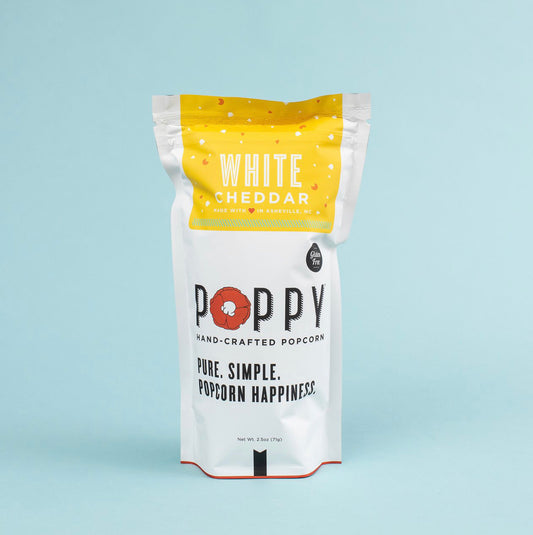 Poppy White Cheddar Popcorn