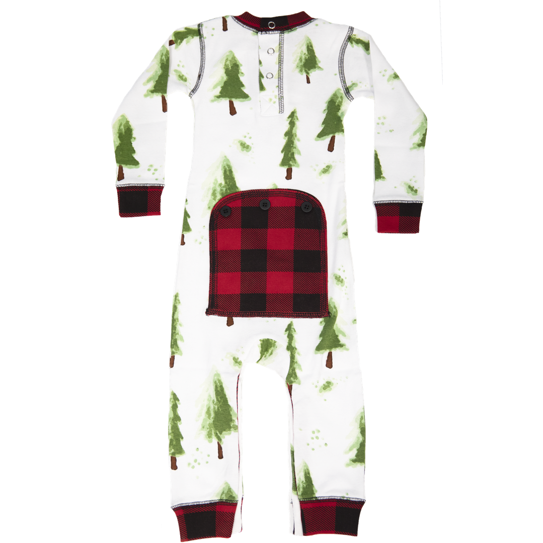 Evergreen Plaid Infant Flapjack