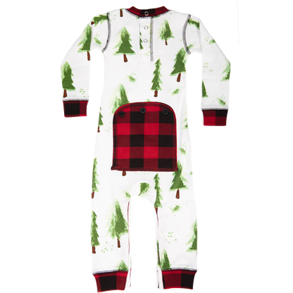 Evergreen Plaid Infant Flapjack