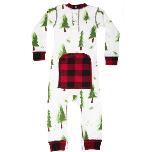 Evergreen Plaid Infant Flapjack