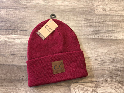 Classic Unisex Oversized Logo C.C. Beanie