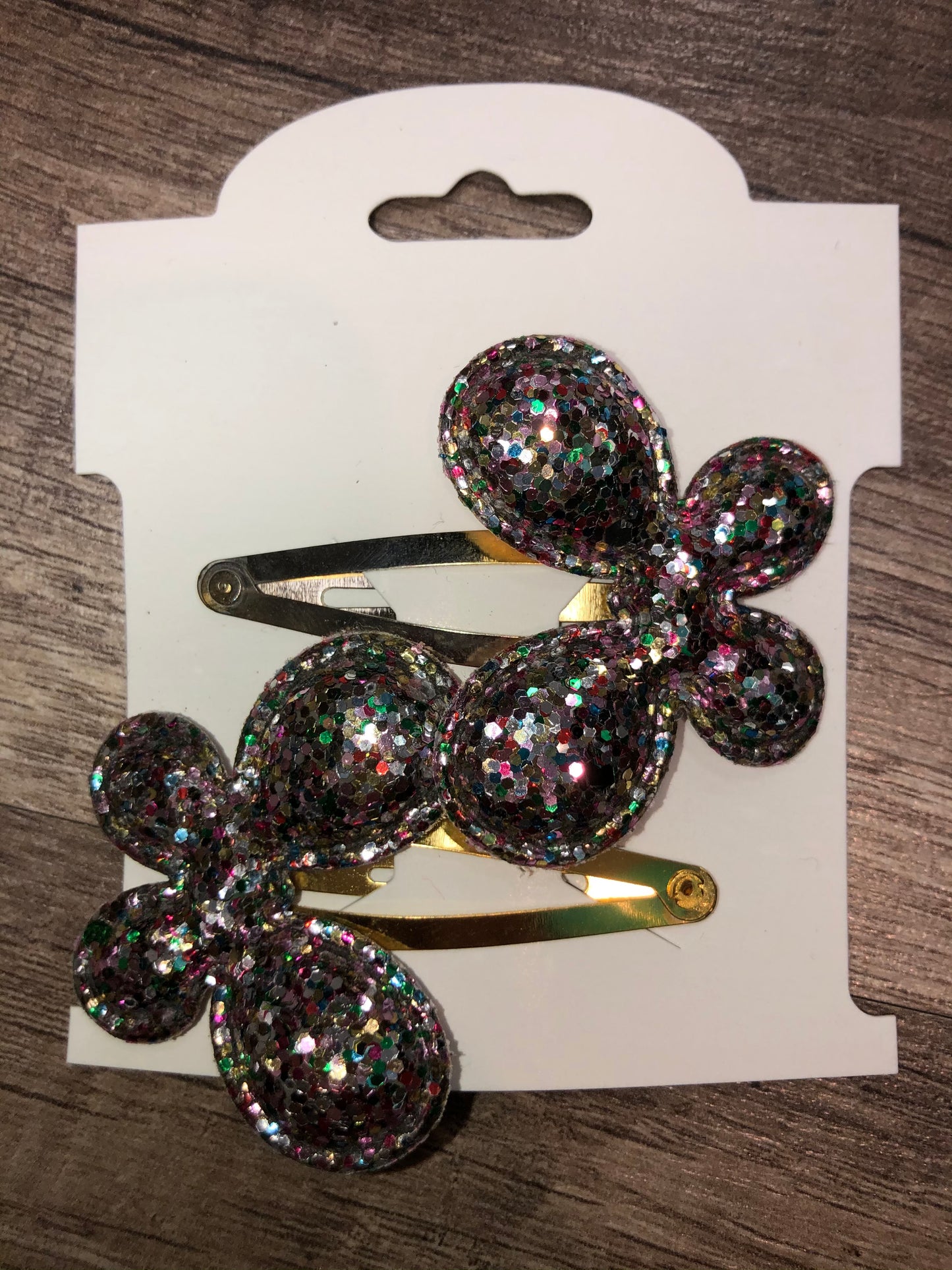 Glitter Valentine’s Hair Clips