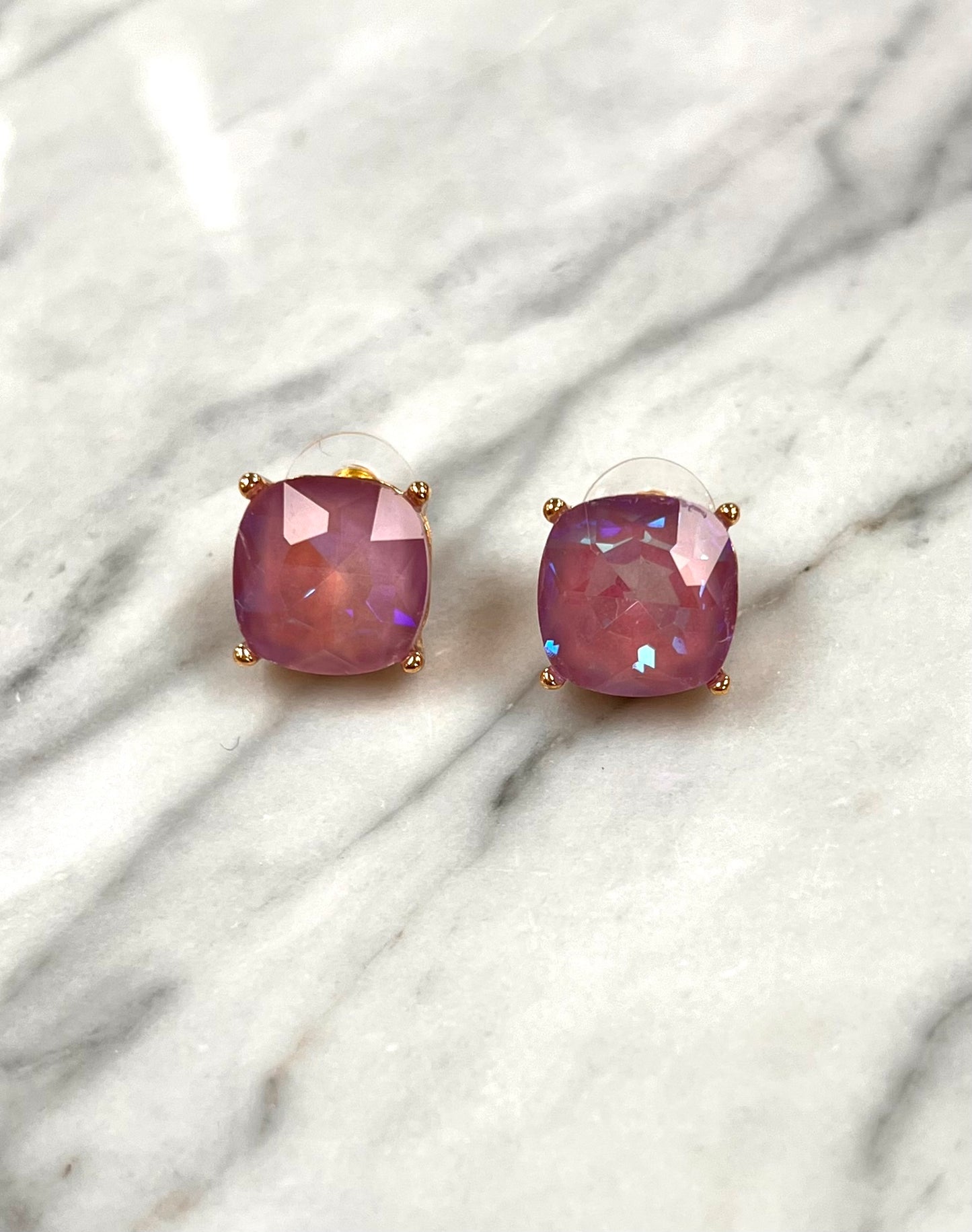 Purple Jewel Studs