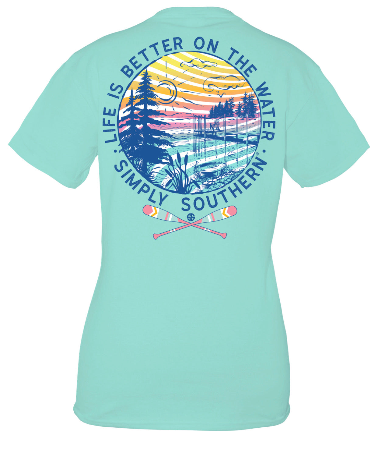 Simply Southern Life is Better Water T-Shirt