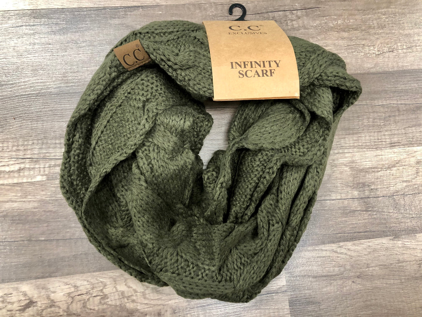 C.C. Beanie Adult Knit Infinity Scarf