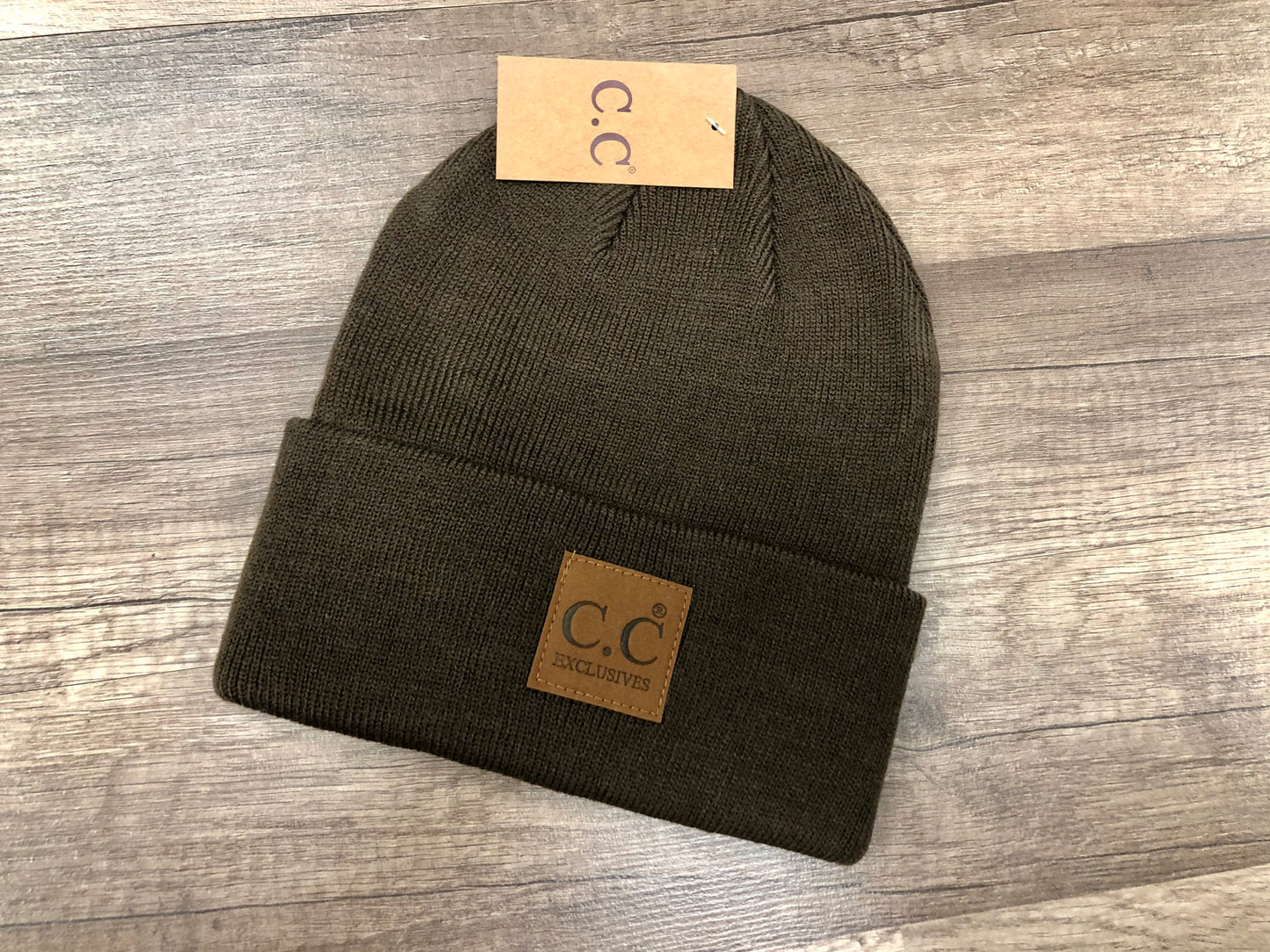 Classic Unisex Oversized Logo C.C. Beanie